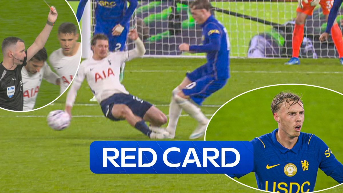 Cole Palmer of Chelsea during a Premier League match against Tottenham Hotspur at Stamford Bridge