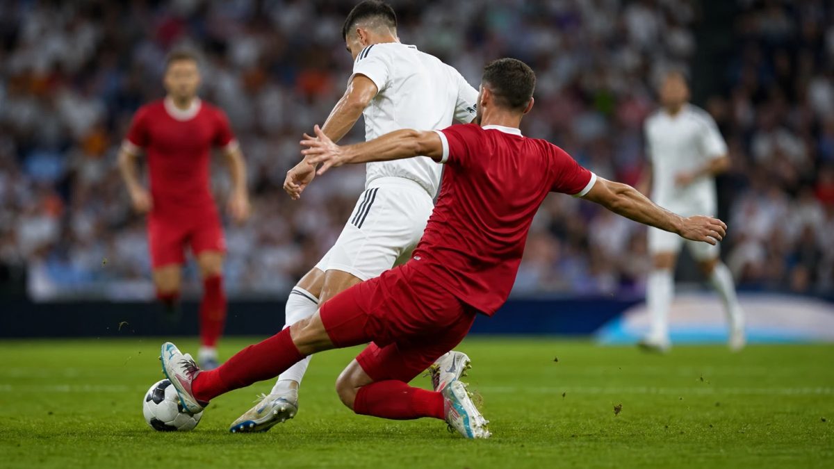 Football scene accompanying: FC Séville complaint to La Liga after 1-4 defeat by Real Madrid