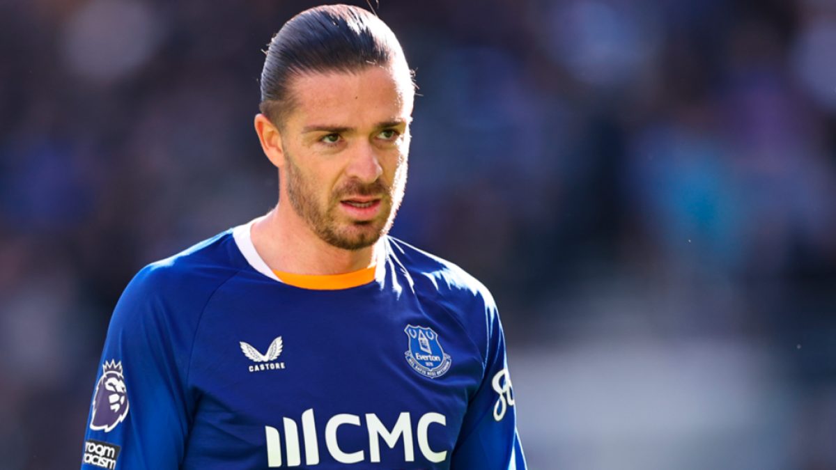 Jack Grealish pictured during an Everton match before being left out of the Carabao Cup tie with Newcastle United